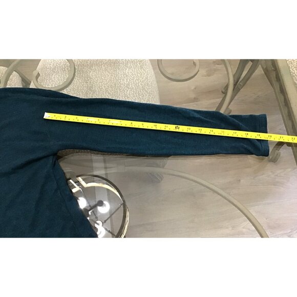 FELINA WOMENS GREEN LONG SLEEVE CREW NECK SOFT PAJAMA TOP SIZE MEDIUM - Picture 4 of 6